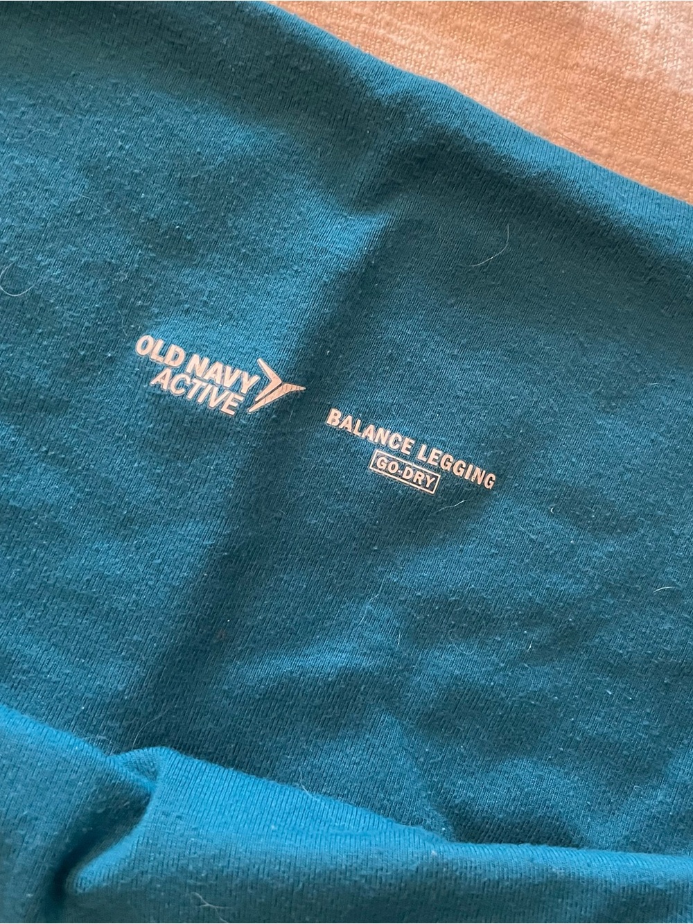 Old Navy Teal High-Waist Bike Shorts - Picture 2 of 4